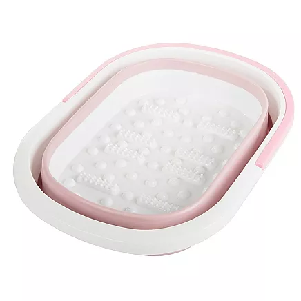 Foot massage bowl foldable silicone nubs