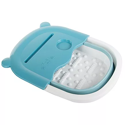 Foot massage bowl foldable silicone nubs