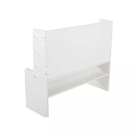 Galda organizators ar plauktiem balts plastmasas 42x47.5x17cm