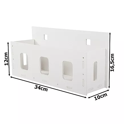 Organiser hanging shelf bathroom cabinet