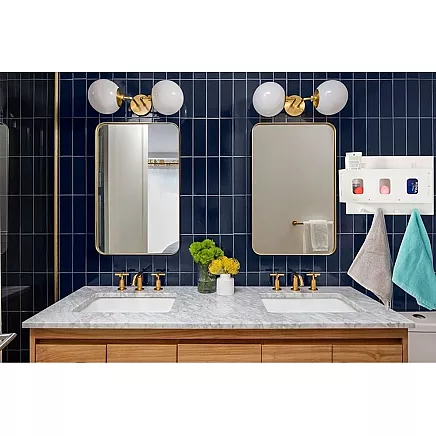 Organiser hanging shelf bathroom cabinet