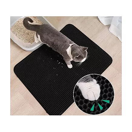 Cat litter mat for cat litter