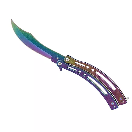 Ass saliekamais tauriņnazis, rainbow fade