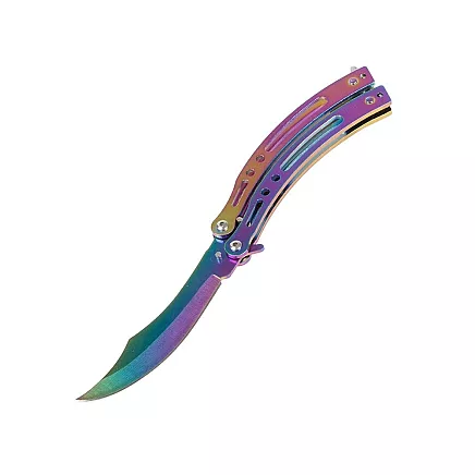 Ass saliekamais tauriņnazis, rainbow fade