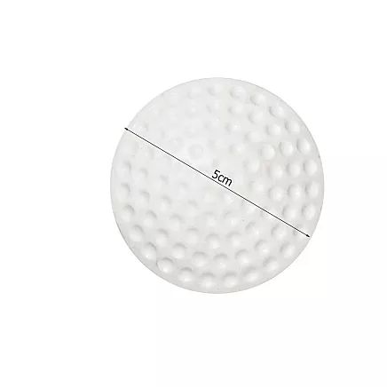 Door handle bumper self-adhesive to walls