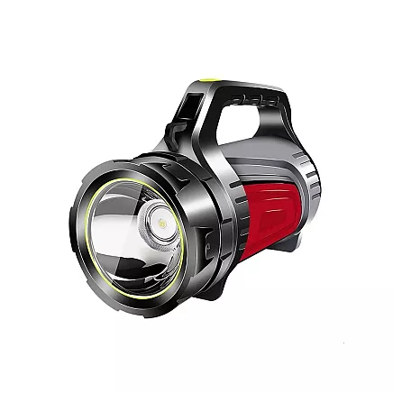Rechargeable torch led searchlight powerbank powerful