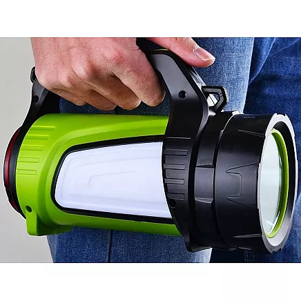 Rechargeable led torch searchlight powerful powerbank