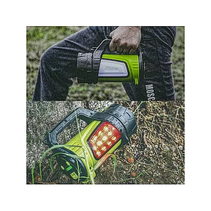 Rechargeable led torch searchlight powerful powerbank