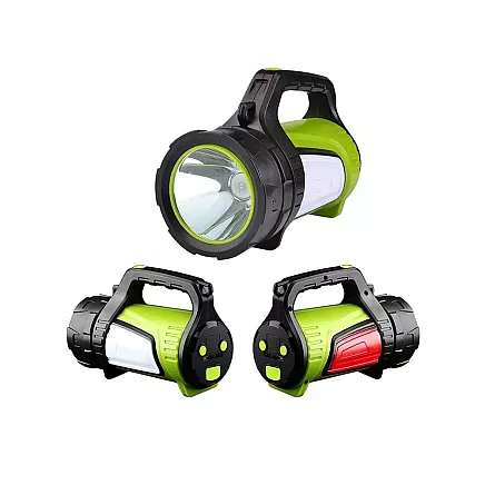 Rechargeable led torch searchlight powerful powerbank