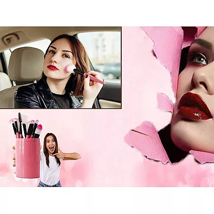 Professional make-up brush set 12 cases