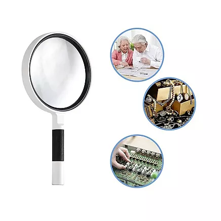 Klasiskā palielināmā stikla lasīšanai 95mm 3x