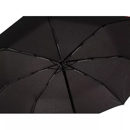 Umbrella folding umbrella automatic fibre black