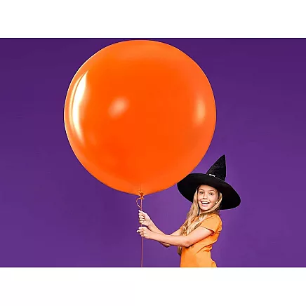 Set of halloween balloons black orange 20pcs