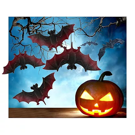 Halloween bat decoration bat set of 4