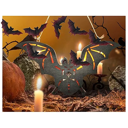 Halloween bat decoration bat set of 4