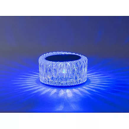 Crystal table lamp led rgb usb remote control
