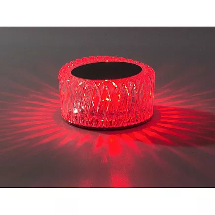 Crystal table lamp led rgb usb remote control