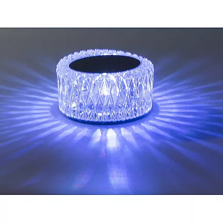 Crystal table lamp led rgb usb remote control