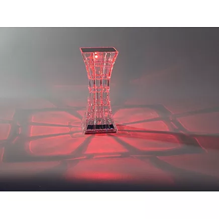 Crystal table lamp led rgb usb remote control