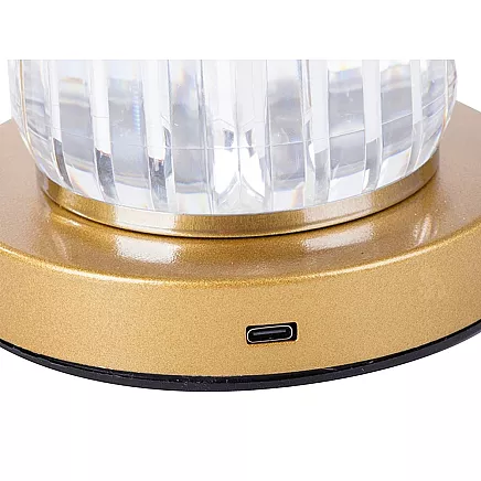 Night lamp table crystal led lantern touch