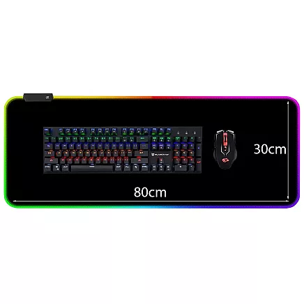 Backlit gaming mouse pad led xxl
