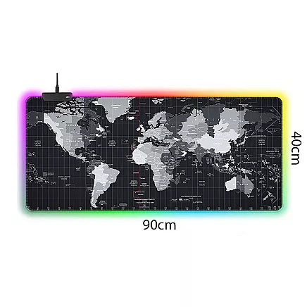 Backlit gaming mouse pad led xxxl
