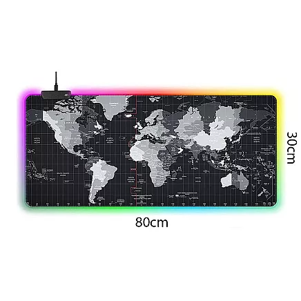 Backlit gaming mouse pad led xxl