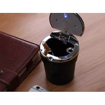 Car ashtray led basket in place of a cup