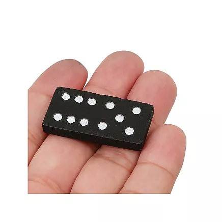 Wooden dominoes game in a box 28 pieces
