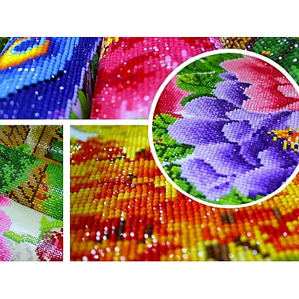 Dimantu Mozaīkas Komplekts _ Rokdarbs _ Glezna_ Ziemeļbriežu Ziemassvētku Komplekts 5D,...