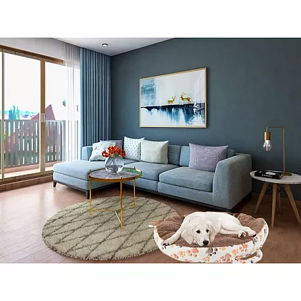 Fluffy dog bed cat bed soft 60cm