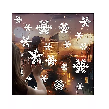 Christmas window stickers christmas trees