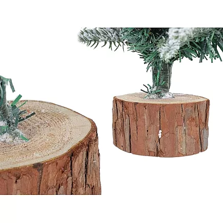 Artificial christmas tree snow small 50cm desk decoration