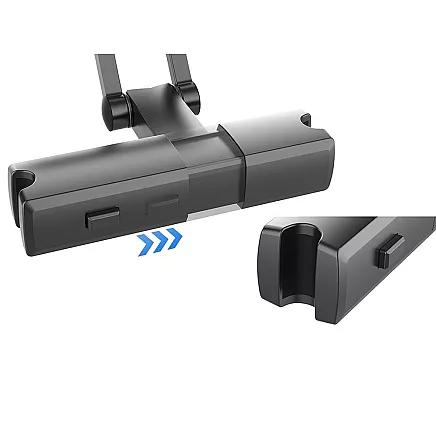 Universāls auto turētājs planšetdatoram un telefonam galvas balstam, regulējams