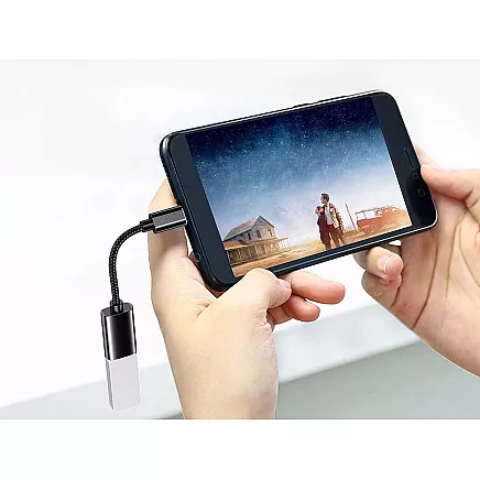 Adapter usb-c to usb-a 3.0 otg solid to phone solid