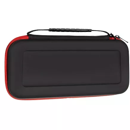 Aizsargmaciņš Nintendo Switch un Switch OLED konsolei ar nodalījumiem, melns