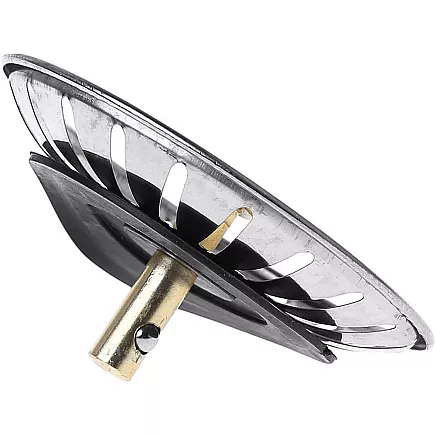 Metal sink stopper strainer large basket