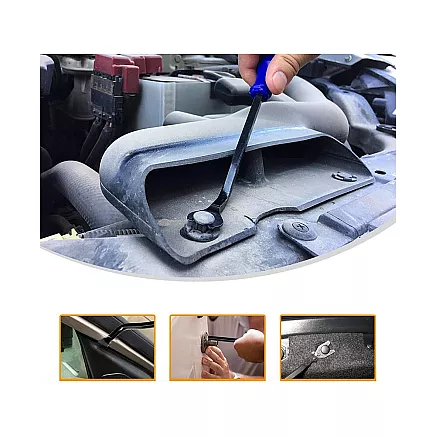 Upholstery pliers extractors radio clips