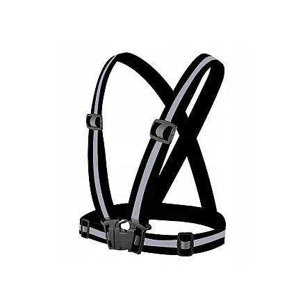 Reflective safety vest-belt for motorcyclists, pedestrians, sport/running
