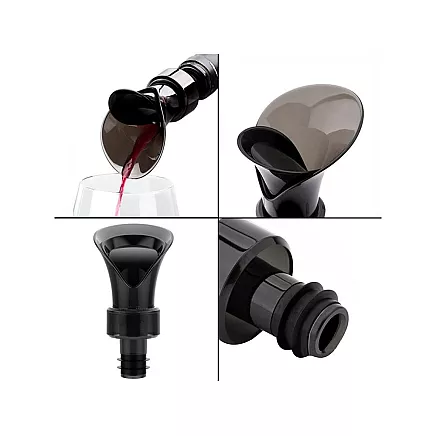 Vīna Pudeles Dozators Izlejējs un Aizbāznis Korķis 2-in-1