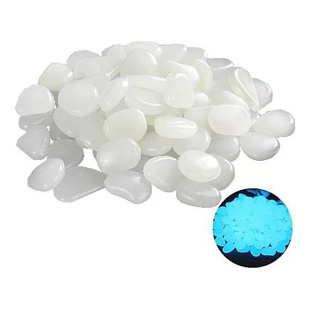 Fluorescējoši Luminiscējoši Oļi 100 Gab