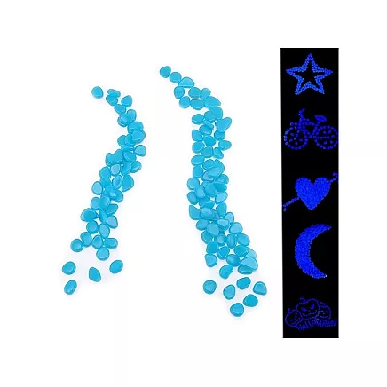 Fluorescent lighting stones 100 pcs