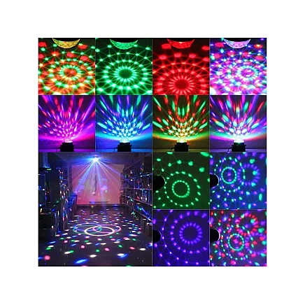 Disco ball led spotlight rgb projector
