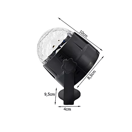 Disco ball led spotlight rgb projector