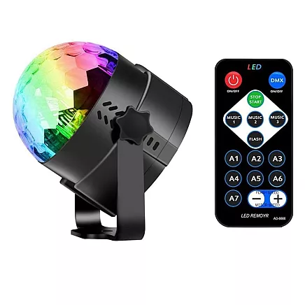 Disco ball led spotlight rgb projector