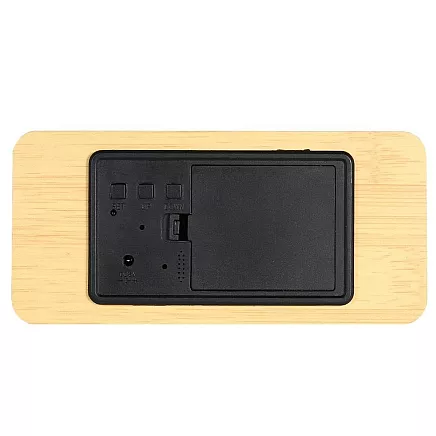 Electronic alarm clock thermometer hygrometer usb