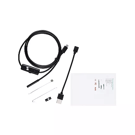 Endoscope inspection camera android pc usb 5m led