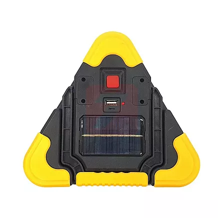 Warning triangle led torch power bank