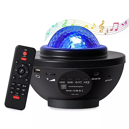 Star projector led night light rgb + remote control