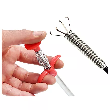 Spring-loaded flexible screw gripper long pawl